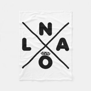 Nieuwe Orlean Huwelijk Nola Bachelorette Feest Bru Fleece Deken
