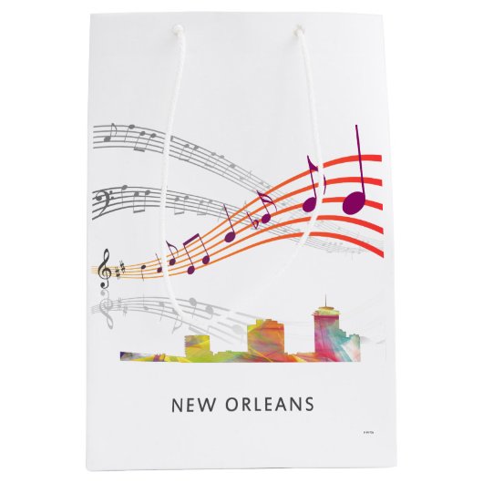 NIEUWE ORLEANEN, LOUISIANA SKYLINE WB1 - MEDIUM CADEAUZAKJE (Voorkant)