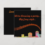 NIEUWE ORLEANEN, LOUISIANA SKYLINE WB1 - SAVE THE DATE (Voorkant / Achterkant)