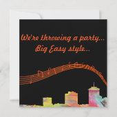 NIEUWE ORLEANEN, LOUISIANA SKYLINE WB1 - SAVE THE DATE (Voorkant)