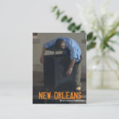 Nieuwe orleans Drink op vuilnis kan Briefkaart (Staand voorkant)