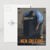 Nieuwe orleans Drink op vuilnis kan Briefkaart (Voorkant / Achterkant)