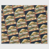 Nieuwe Orleans Franse kwarthoek Cadeaupapier (Vlak)