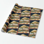 Nieuwe Orleans Franse kwarthoek Cadeaupapier (Uitgerold)
