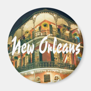 Nieuwe Orleans Franse kwarthoek Magneet