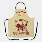 Nieuwe Orleans Groepen, voeg tekst, Schort toe (Voorkant)