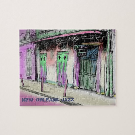 NIEUWE ORLEANS JAZZ PRESERVATIE HALL PUZZLE LEGPUZZEL (Horizontaal)