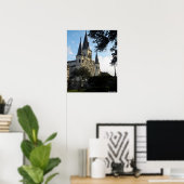 Nieuwe orleans kathedraal, 3D-stijl Poster (Thuiskantoor)