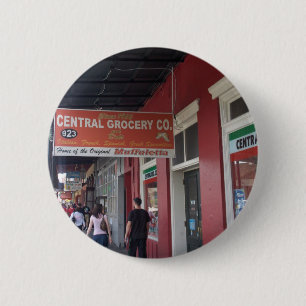 NIEUWE ORLEANS LOUISIANA PAINTINGS-TEKENINGEN RONDE BUTTON 5,7 CM