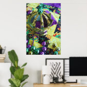 Nieuwe orleans Mardi Gras Pet drukt Poster af (Thuiskantoor)