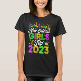 Nieuwe Orleans Meisjesreis 2023 Overeenkomstige Ba T-shirt