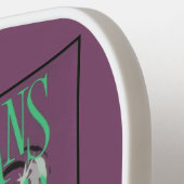 Nieuwe Orleans Music-aangepaste naam Pickleball Paddle (Links Detail)