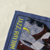 Nieuwe Orleans Music-aangepaste naam Strandlaken (In situ)