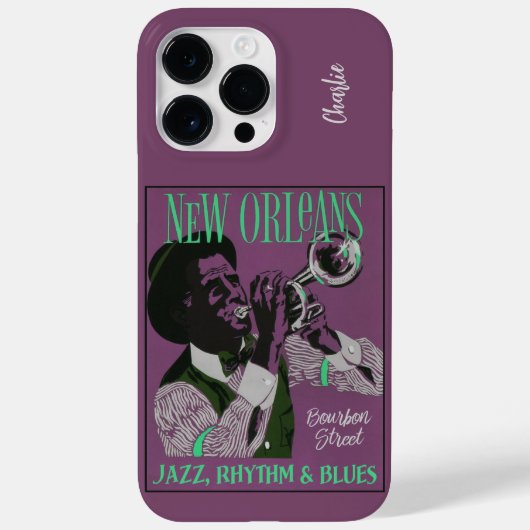 Nieuwe Orleans Music-aangepaste telefoongevallen Case-Mate iPhone Case (Achterkant)