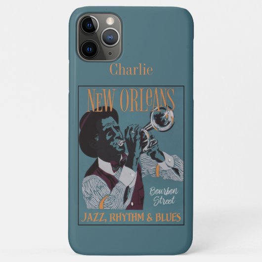 Nieuwe Orleans Music-aangepaste telefoongevallen Case-Mate iPhone Case (Achterkant)
