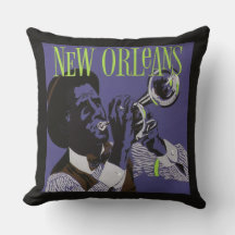 Nieuwe Orleans muziek kussenslopen