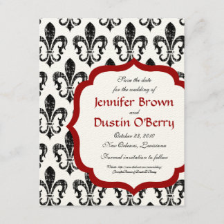 Nieuwe Orleans sparen de Datum Save The Date