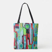 Nieuwe Orleans Straattas Tote Bag (Achterkant)