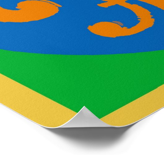 Nieuwe Orleans Symbolen Poster (Hoek)