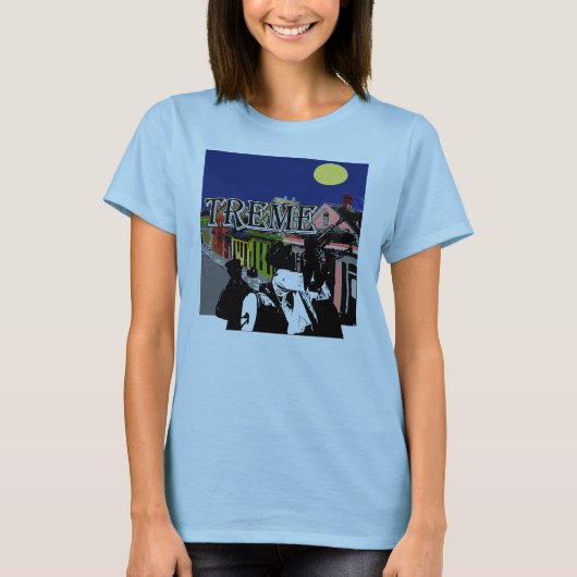 Nieuwe Orleans Symbolen T-shirt (Voorkant)