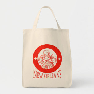 Nieuwe Orleans Symbolen Tote Bag