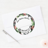 Nieuwe Orleans tuinbanketbakken Ronde Sticker (Envelop)