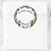 Nieuwe Orleans tuinbanketbakken Ronde Sticker (Tas)