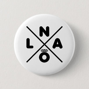 Nieuwe Orleanse Huwelijk Nola Bachelorette Feest B Ronde Button 5,7 Cm