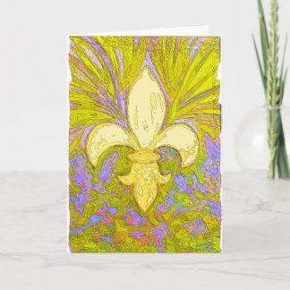 Nieuwe OrleansWild Fleur DE Leis Kaart