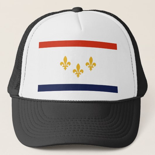 nieuwe orleense vlag trucker pet (Voorkant)