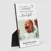 Nieuwe ouderfoto Baby Fotoplaat (Zijkant)