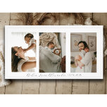 Nieuwe Ouders Baby 3 Fotocollage gepersonaliseerd Foto Afdruk<br><div class="desc">Een eenvoudig modern 3 foto poster van nieuwe ouders en nieuwe baby. Personaliseer met de naam en geboortedatum van uw baby onder de foto's.</div>
