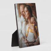 Nieuwe ouders en Baby foto Fotoplaat (Zijkant)