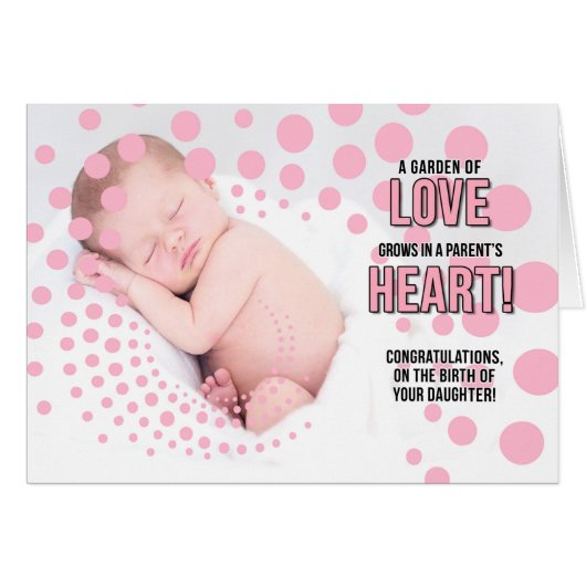 Nieuwe ouders feliciteren de geboorte van de docht (Voorkant Horizontaal)