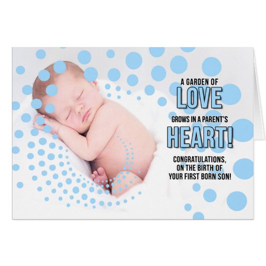 Nieuwe ouders feliciteren met de geboorte van een  (Voorkant Horizontaal)