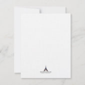 Nieuwe ouders met Baby Boy - Dank u Kaart (Achterkant)