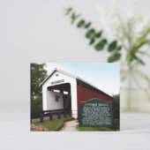 Nieuwe overdekte brug plaquette Cumberland Briefkaart (Staand voorkant)