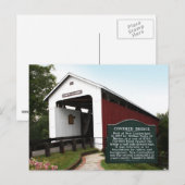 Nieuwe overdekte brug plaquette Cumberland Briefkaart (Voorkant / Achterkant)