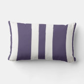 Nieuwe Paarse sloppenwijk en witte streep lumbar P Kussen (Achterkant)