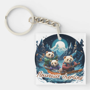 Nieuwe paden sleutelhanger