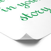 Nieuwe pagina in uw Motivatie prijsopgave voor art Poster (Hoek)