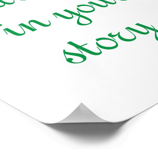 Nieuwe pagina in uw Motivatie prijsopgave voor art Poster (Hoek)