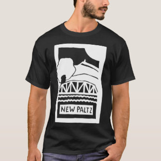 Nieuwe Paltz gedigitaliseerde Lino Cut T-shirt