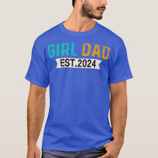 Nieuwe Pap 2024 Zwangerschap voor meisjes Dads T-shirt