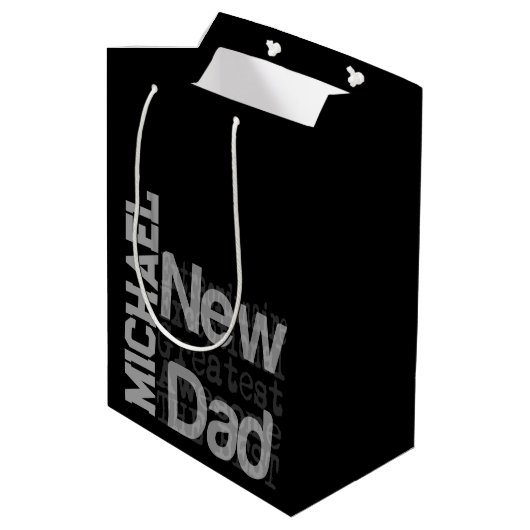 Nieuwe pap Extraordinaire CUSTOM Medium Cadeauzakje (Achterkant Gekanteld)