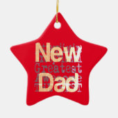 Nieuwe pap Extraordinaire keramische versiering Keramisch Ornament (Voorkant)