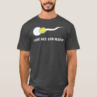 Nieuwe pap Gift Tennis-speler T-shirt