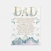 Nieuwe pap Husband van Son Daughter Kinder Fleece Deken (Voorkant)