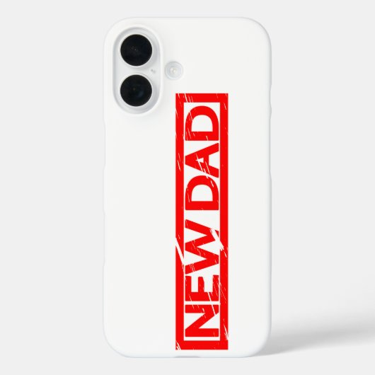 Nieuwe pap Stamp Case-Mate iPhone Case (Achterkant)