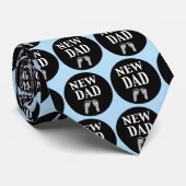 Nieuwe pap Stropdas Baby voetafdrukken (Opgerold)